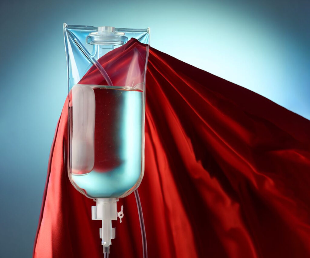 superhero iv bag with cape